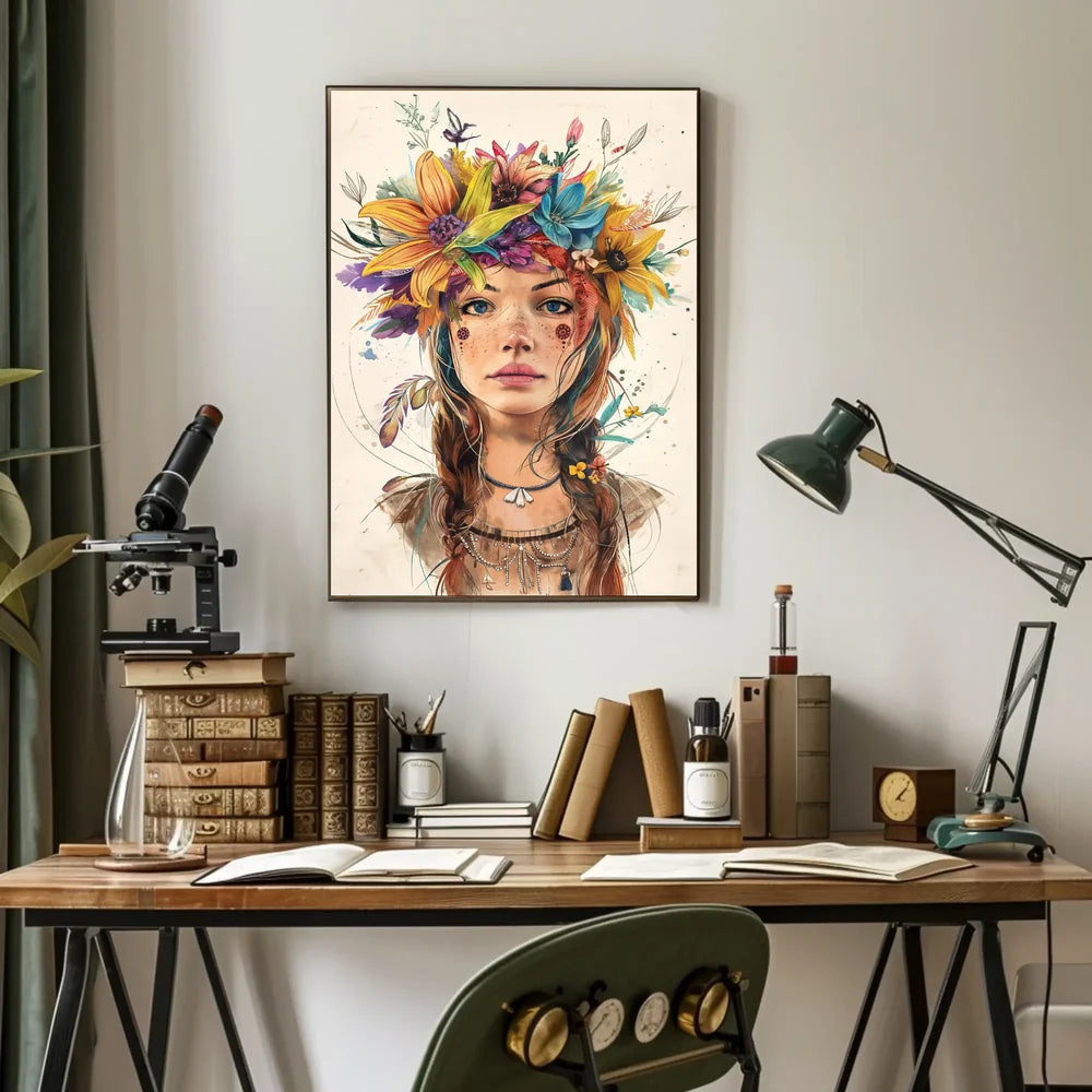 Abstract Nature-Inspired Art Poster