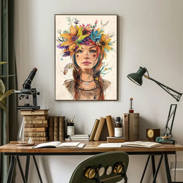 Abstract Nature-Inspired Art Poster