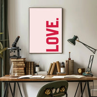 Bold Minimalist Typography Art Print - Abstract or Artistic Poster PosterGoat