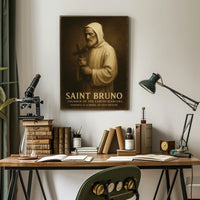 Saint Bruno Founder Of The Carthusians Poster