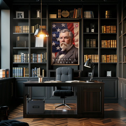 Chester A. Arthur 21st President Of The United States Portrait