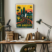 Los Angeles City of Dreams Poster PosterGoat