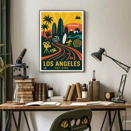 Los Angeles City of Dreams Poster PosterGoat