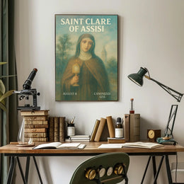 Saint Clare Of Assisi Poster
