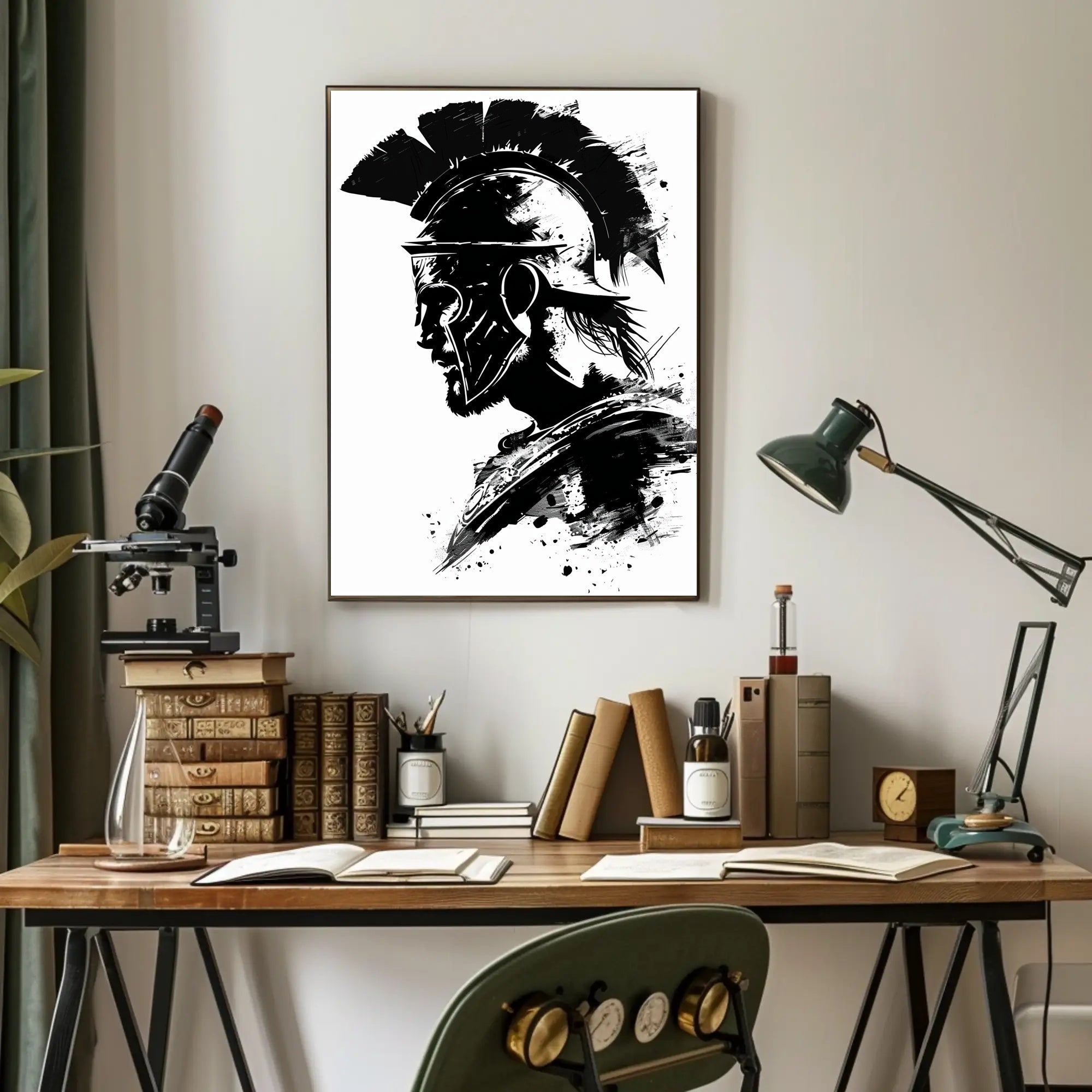 Warrior in Ink Poster PosterGoat