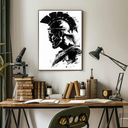 Warrior in Ink Poster PosterGoat