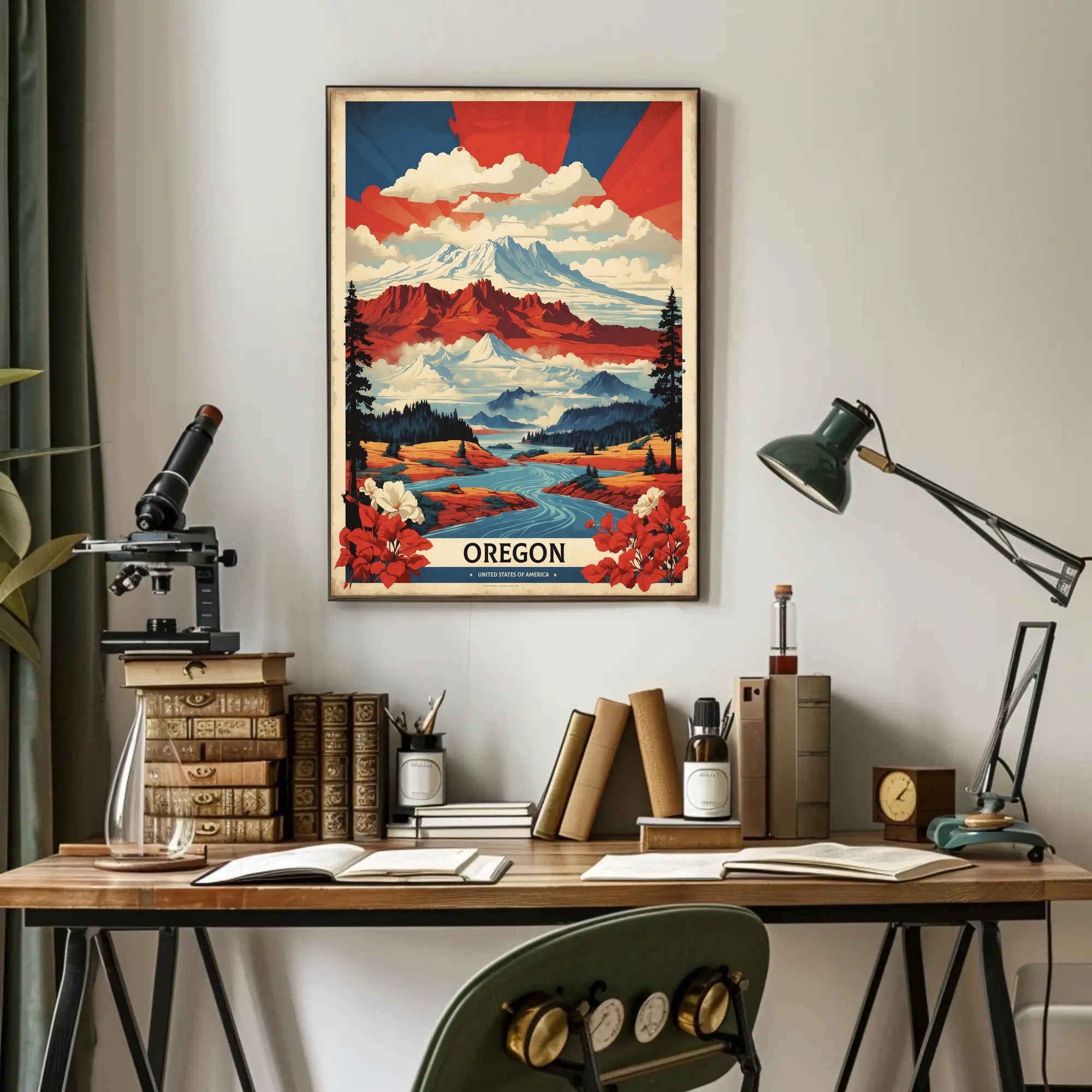 Oregon's Scenic Beauty National Park Poster
