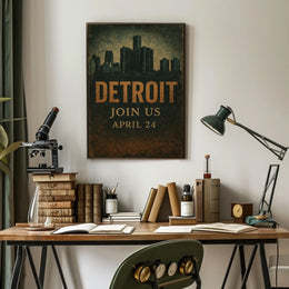 Detroit Event Invitation Poster