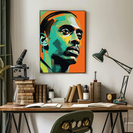 Vibrant Portrait Poster PosterGoat