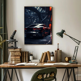Sleek Automotive Elegance Poster PosterGoat