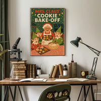 Mrs. Claus Cookie Bake-Off Poster
