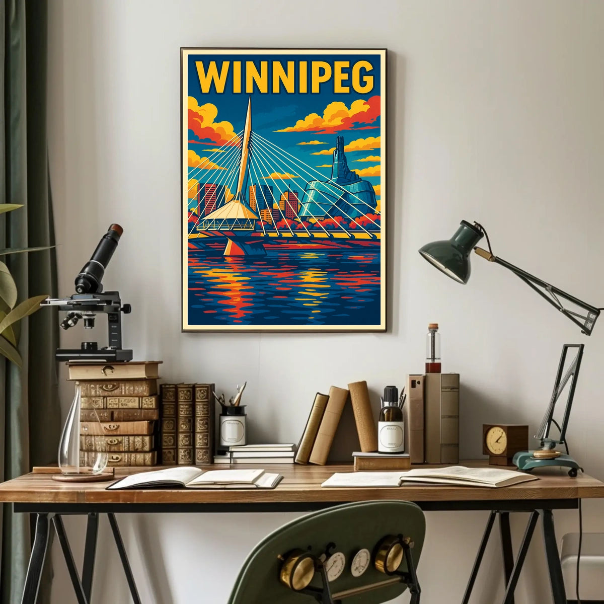 Vibrant Winnipeg Poster