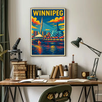Vibrant Winnipeg Poster