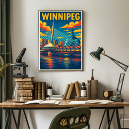 Vibrant Winnipeg Poster