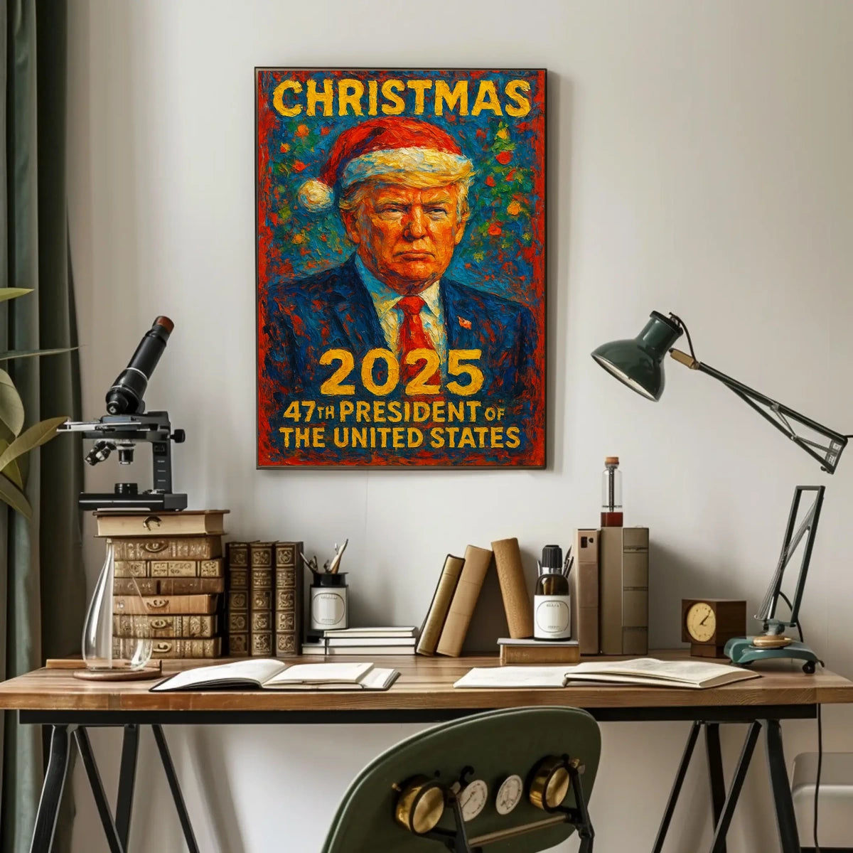 Christmas 2025 Presidential Humor Political or Propaganda Poster