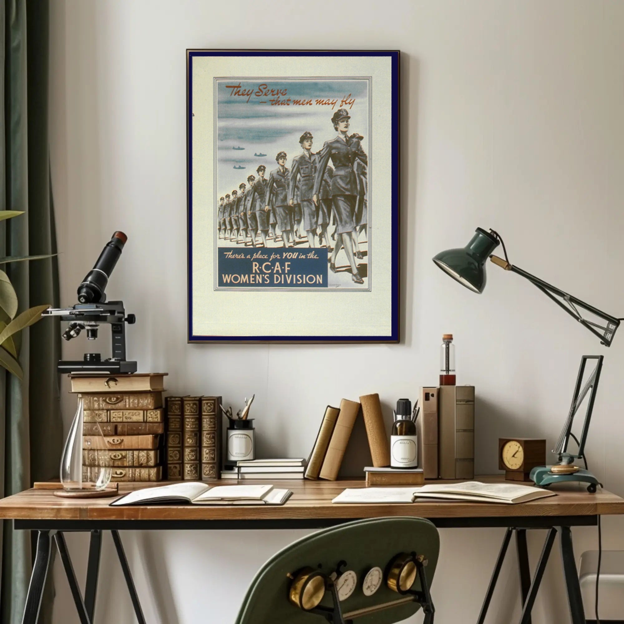 Recruitment for the R.C.A.F. Women's Division Poster PosterGoat
