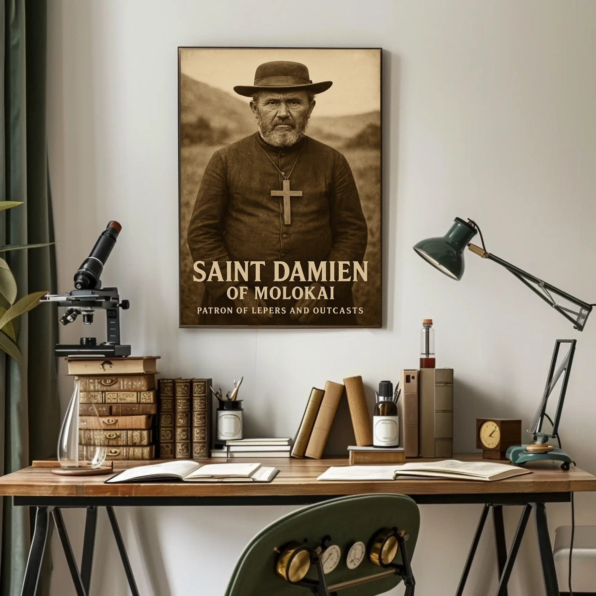 Saint Damien Of Molokai Poster