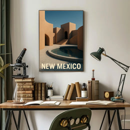 New Mexico Architectural Serenity Poster