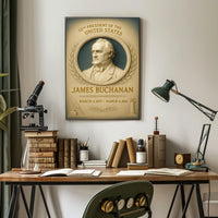 James Buchanan 15Th President Poster