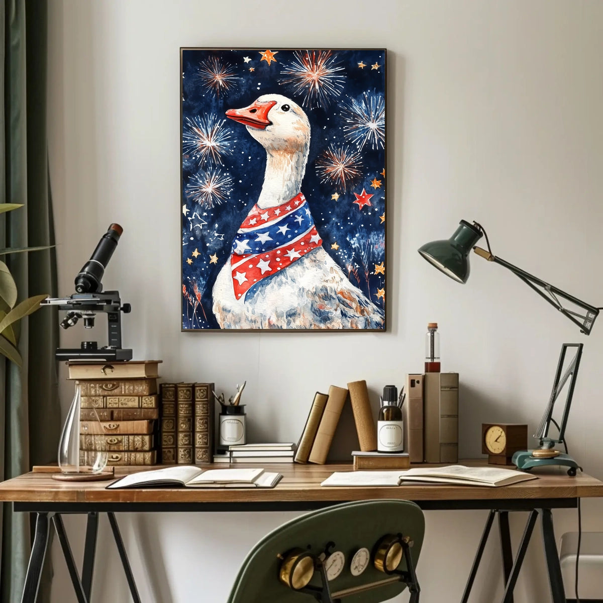 patriotic goose Poster