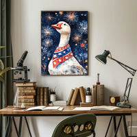 patriotic goose Poster