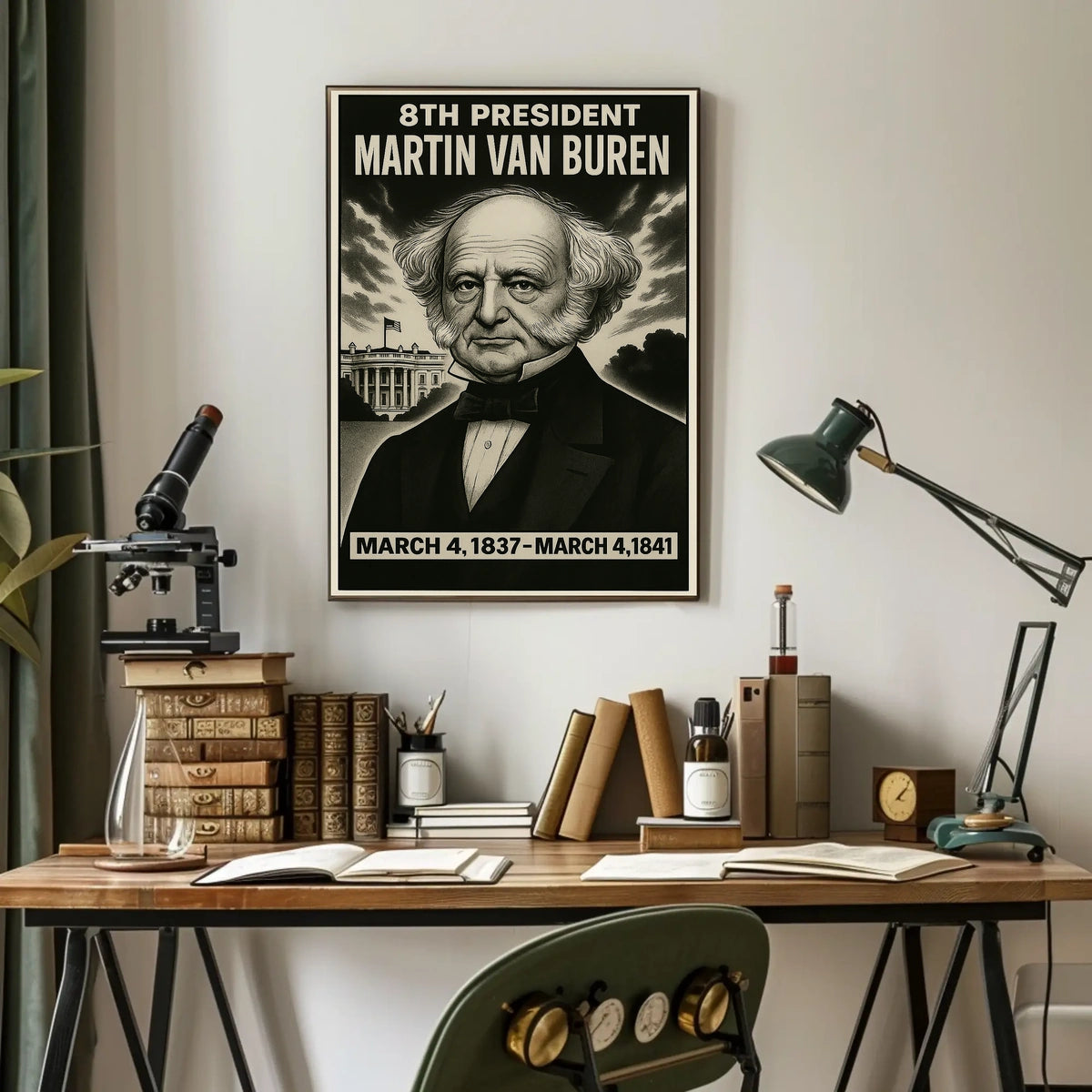 Martin Van Buren 8Th President Poster
