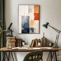 Abstract Geometric Harmony Abstract Poster
