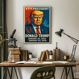Trump 2025 Patriotic Political or Propaganda Poster