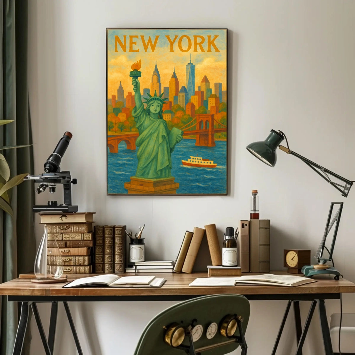 New York City Skyline Poster