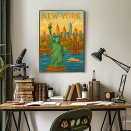 New York City Skyline Poster