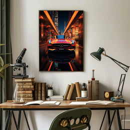 Urban Elegance on Wheels Poster PosterGoat