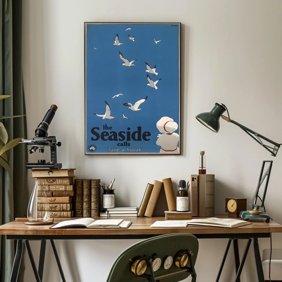 The Seaside Calls Poster