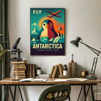 Antarctica Adventure Vintage Travel Art Poster PosterGoat