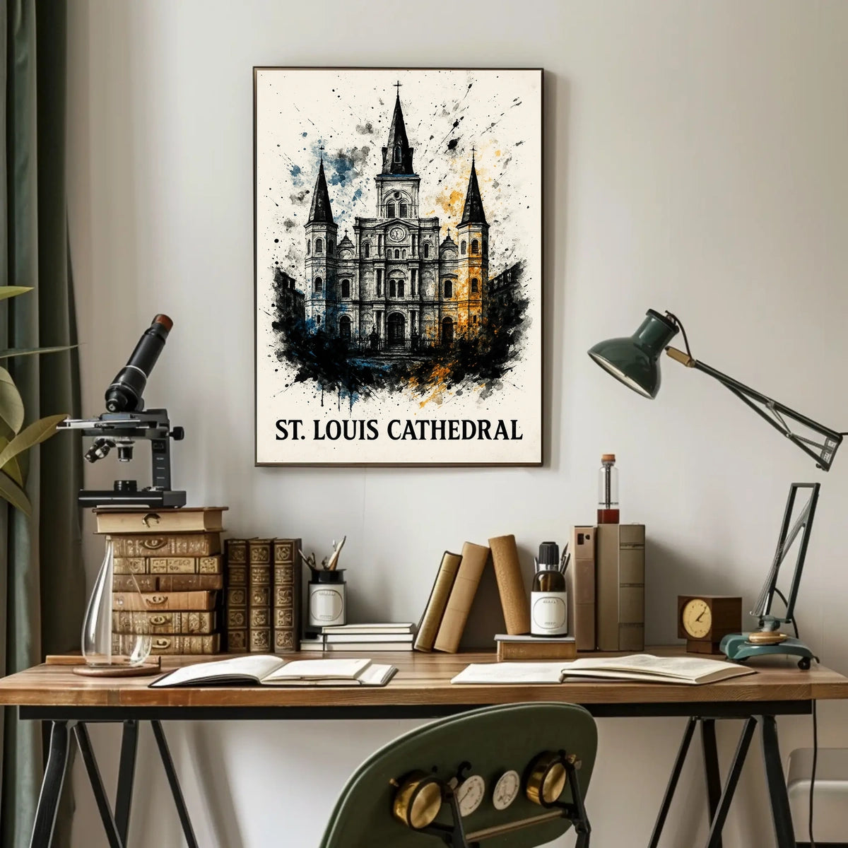 St. Louis Cathedral Art Poster