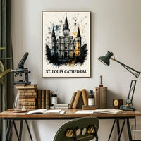 St. Louis Cathedral Art Poster