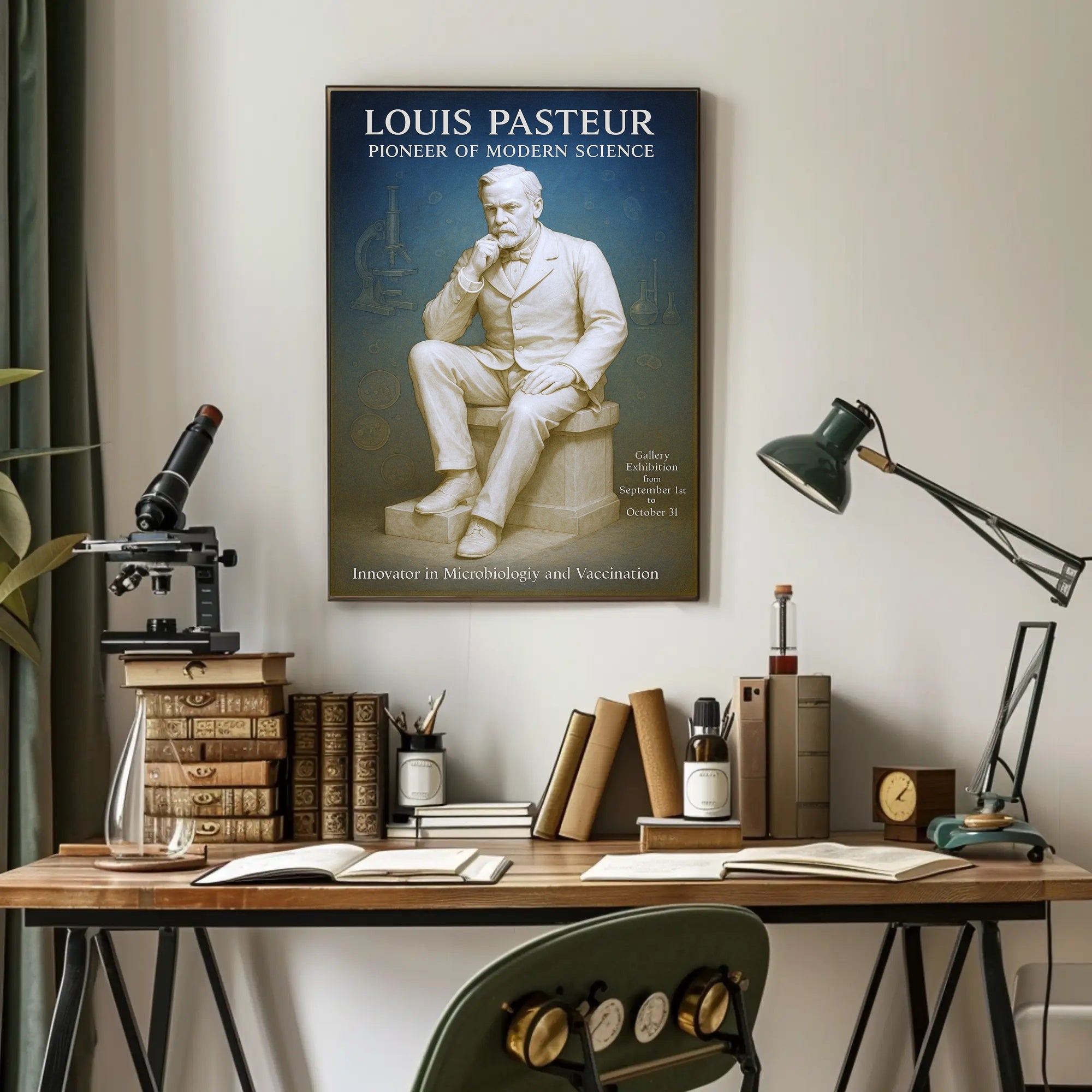 Louis Pasteur Pioneer of Modern Science Poster PosterGoat