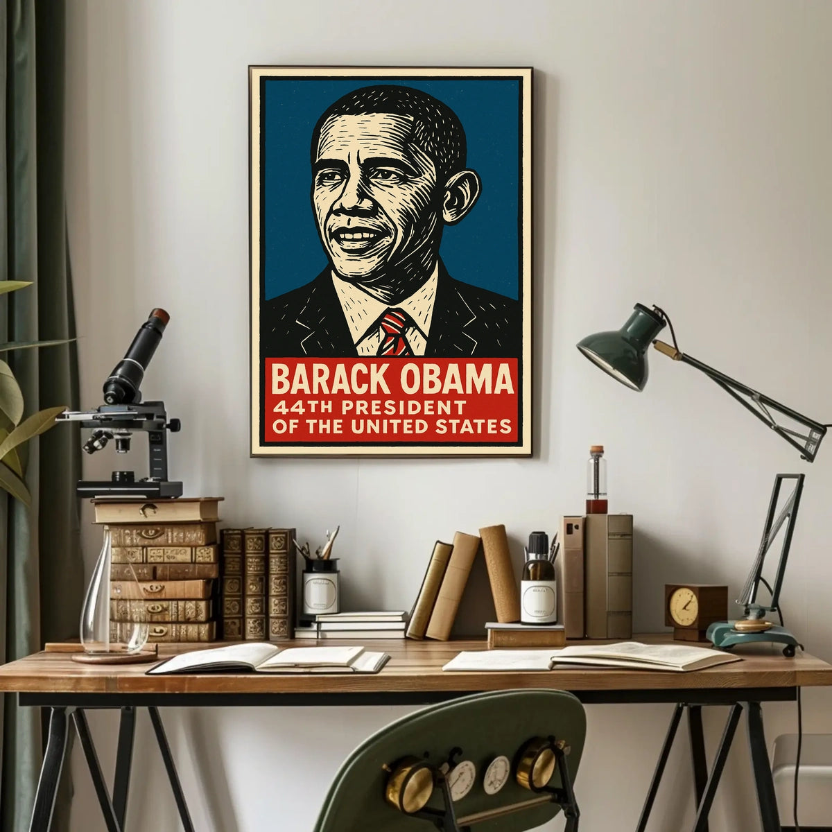 Barack Obama 44th President Poster