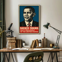 Barack Obama 44th President Poster