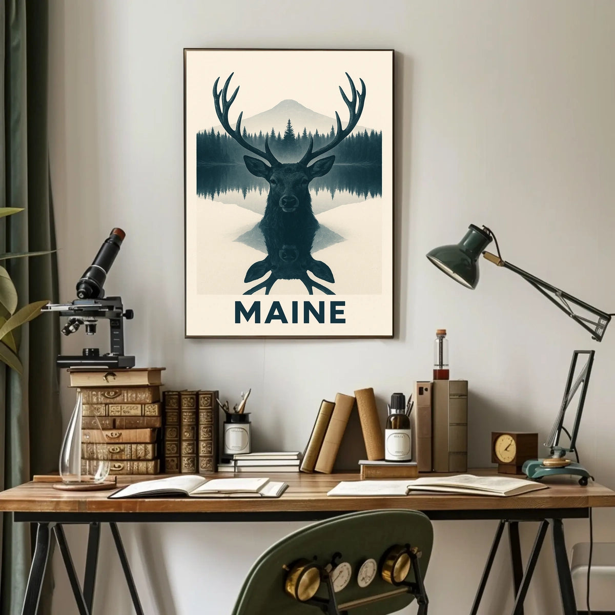 Maine Wilderness Poster