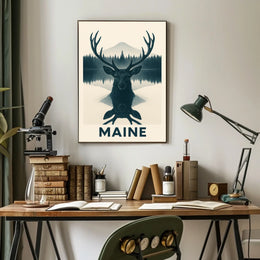 Maine Wilderness Poster