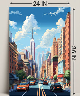 Cityscape Serenity Poster