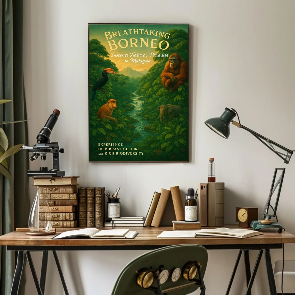 Breathtaking Borneo Poster