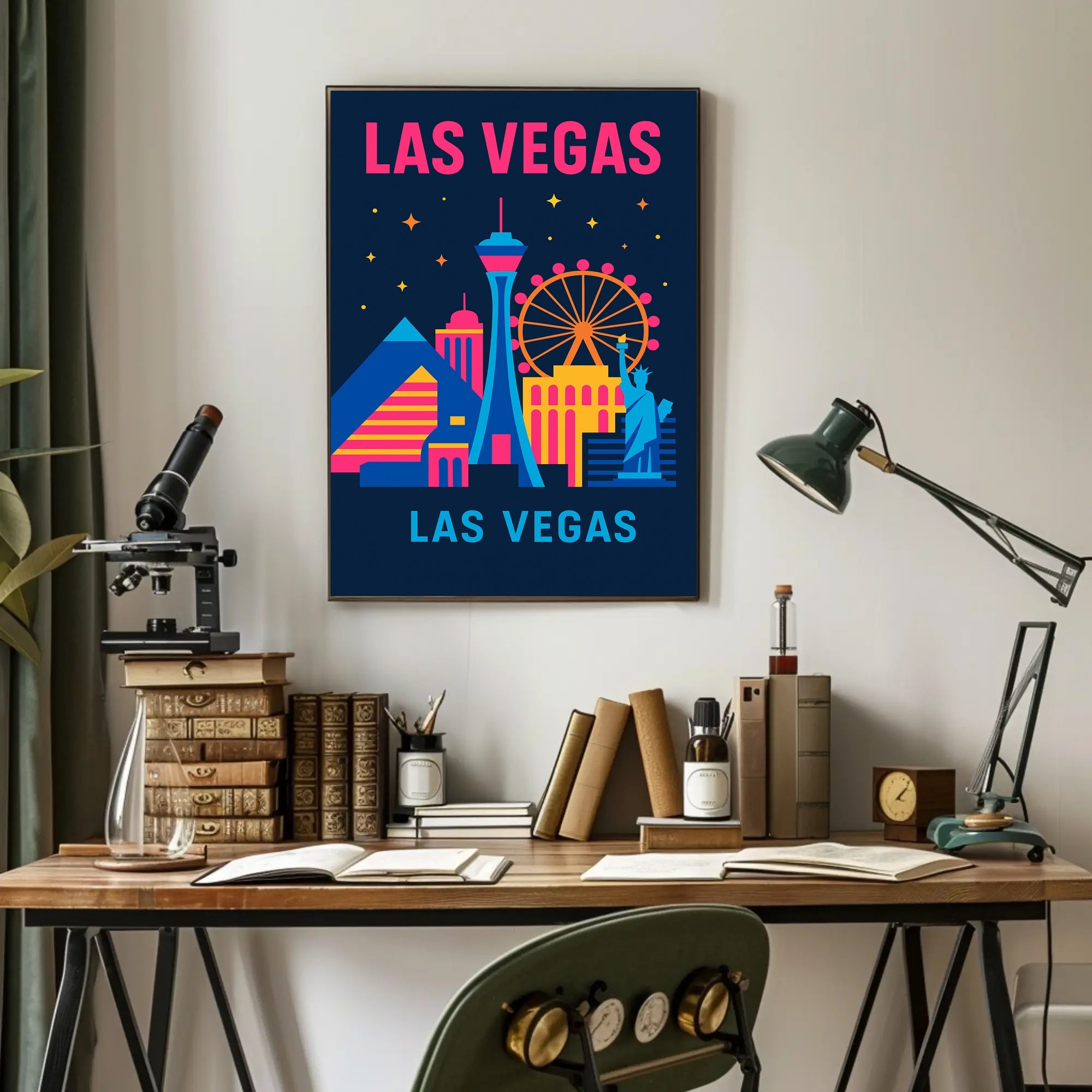 Vibrant Las Vegas Poster