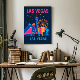 Vibrant Las Vegas Poster