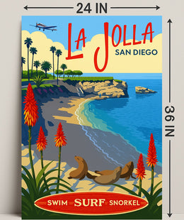 La Jolla San Diego Poster PosterGoat