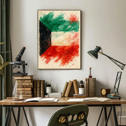 Abstract Flag Art Poster