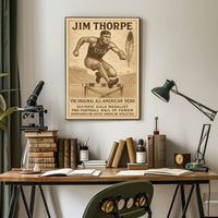 Celebrating Jim Thorpe The Original All-American Hero Jim Thorpe Poster