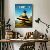 Lesotho The Kingdom in the Sky Poster PosterGoat