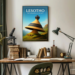 Lesotho The Kingdom in the Sky Poster PosterGoat
