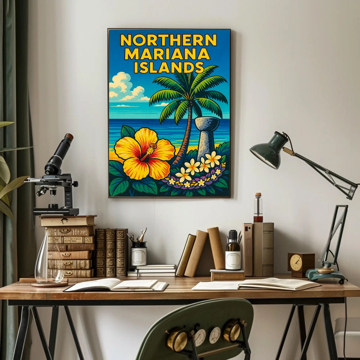 Northern Mariana Islands Paradise Poster
